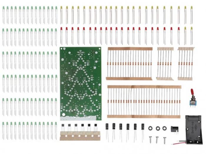 Luxury christmas tree - 134 LEDs @ electrokit (3 of 3)