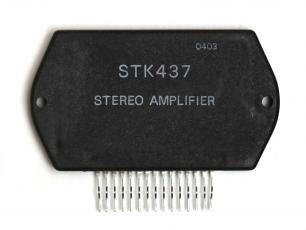 STK437 Stereo Audio Amplifier 2x10W @ electrokit