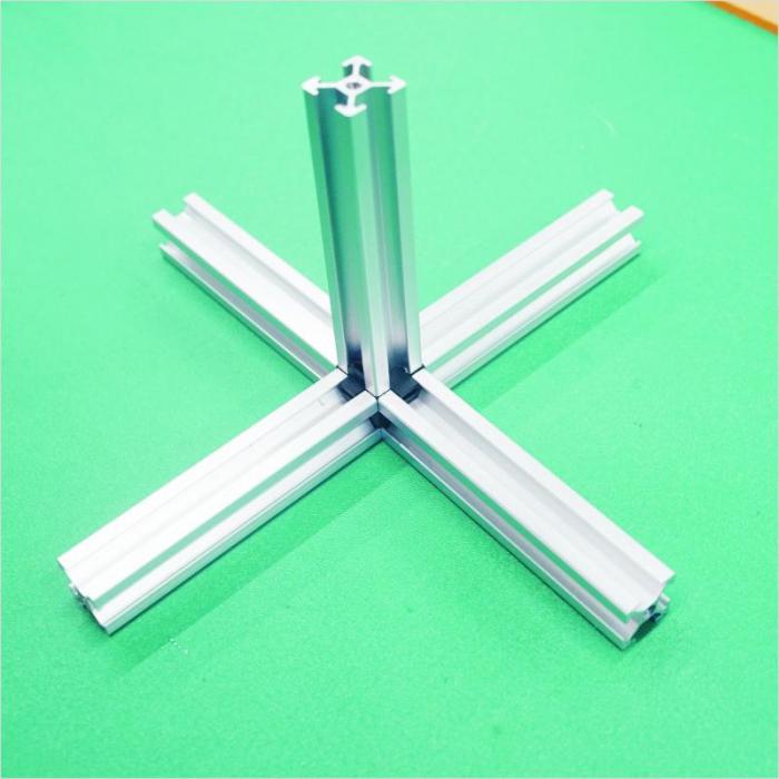 Connector for aluminium profile - 5-way @ electrokit (2 of 2)