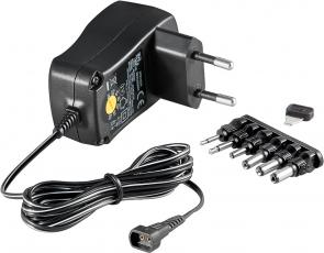 Adjustable power supply 3-12V 7.2W 0.6A @ electrokit