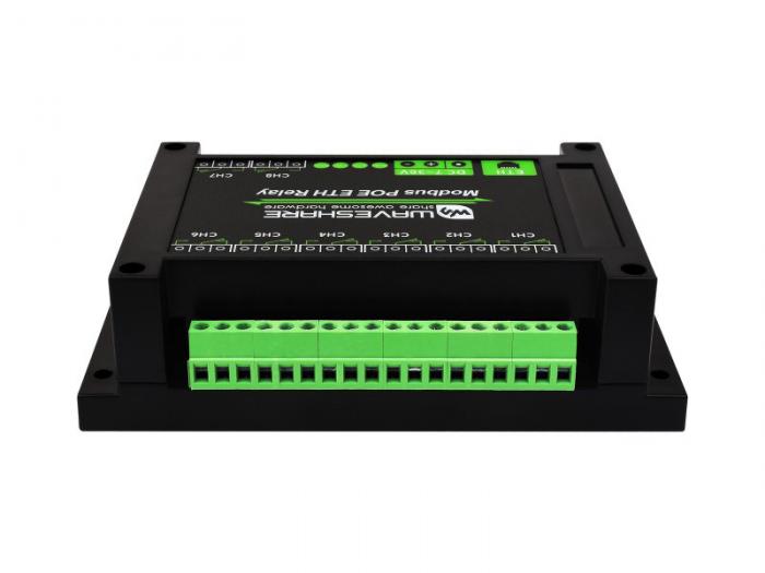 Relmodul 8-kan Ethernet DIN-skena @ electrokit (3 av 8)