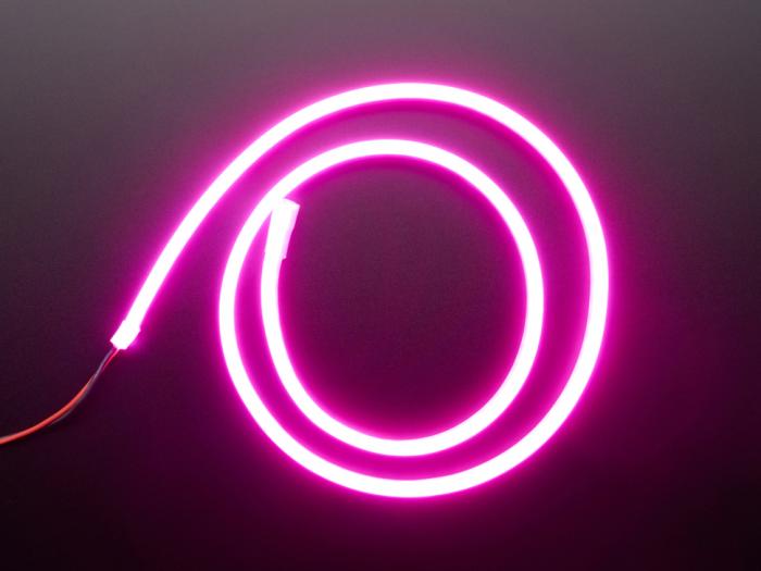 LED strip neon-like 12V 1m pink @ electrokit (2 of 2)