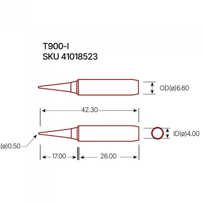 Solder tip T900-I @ electrokit (2 of 2)