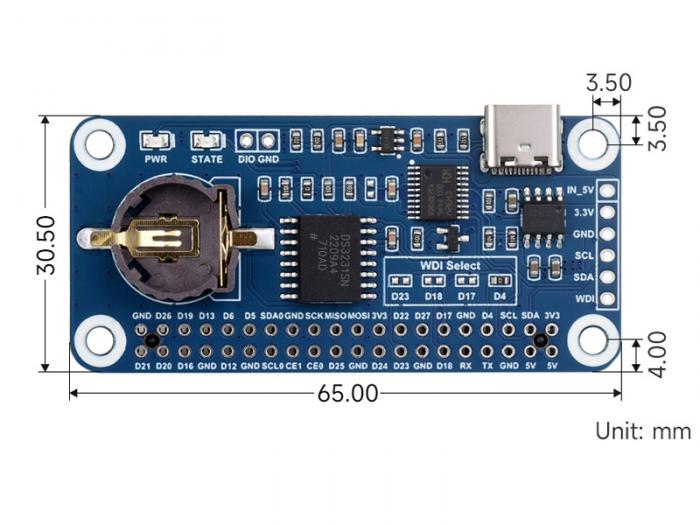 RTC HAT fr Raspberry Pi @ electrokit (7 av 7)