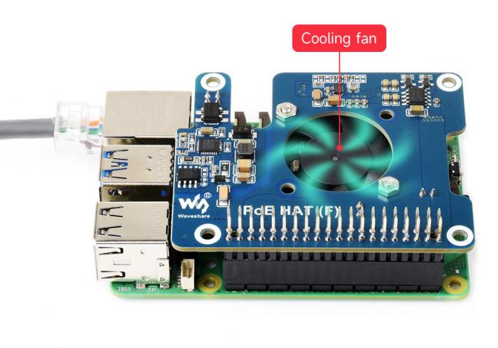 PoE-strmfrsrjningskort fr Raspberry Pi 5 - 5V 4.5A med kylning @ electrokit (7 of 9)