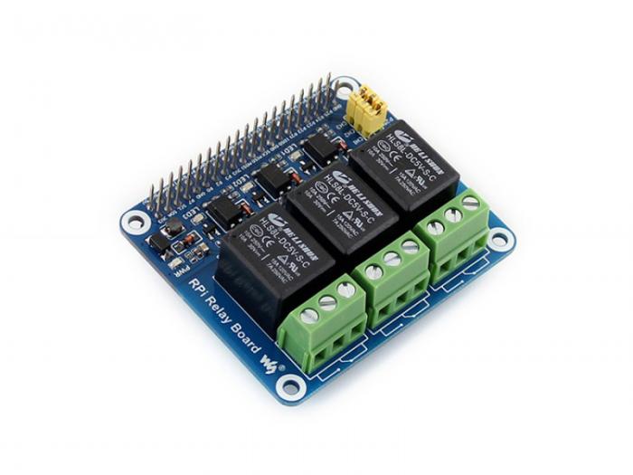 3x Rel HAT fr Raspberry Pi @ electrokit (1 av 4)