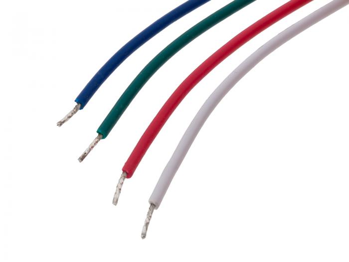 Kabel med 4-pol 2mm JST PA kontakt - 250mm @ electrokit (3 av 3)