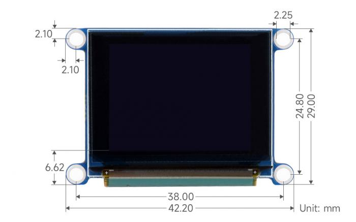 LCD OLED 1.27