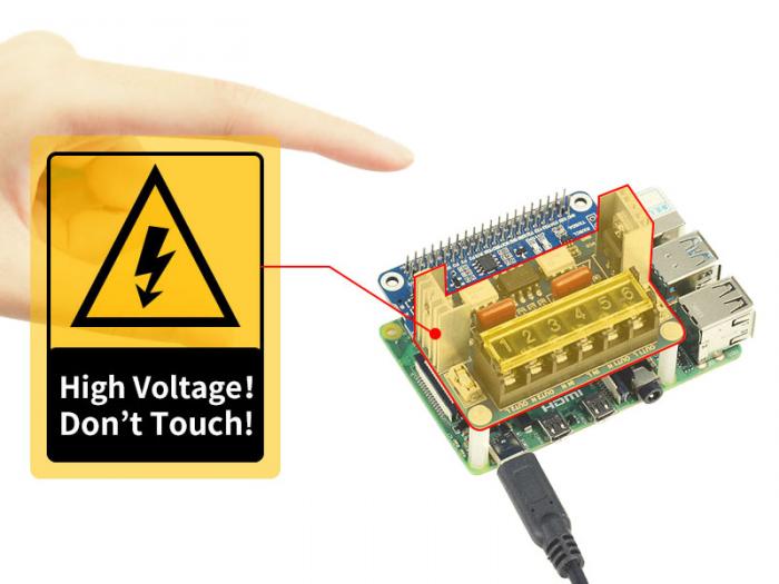 2x Triac HAT fr Raspberry Pi @ electrokit (8 av 11)