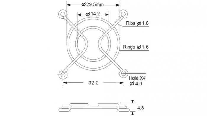 Fan Guard 40 x 40 mm @ electrokit (2 of 2)