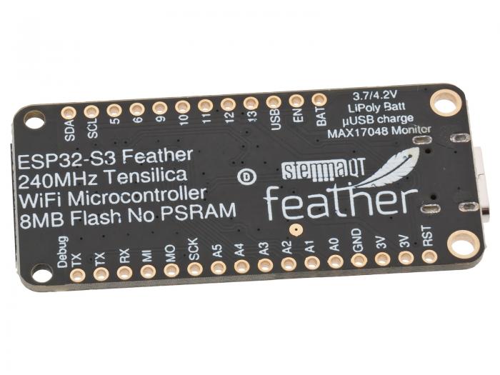 Adafruit Feather ESP32-S3 8MB flash @ electrokit (2 of 2)