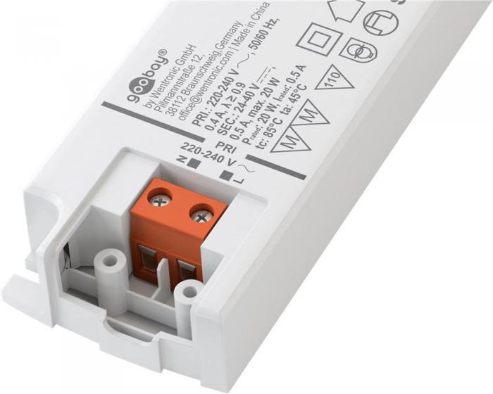 LED power supply 500mA 20W - constant current @ electrokit (3 of 5)