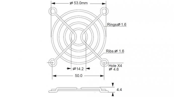 Fan Guard 60 x 60 mm @ electrokit (2 of 2)