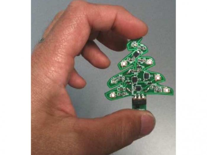 Flashing christmas tree USB 7 LED SMD @ electrokit (3 of 5)