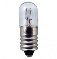 Glödlampa E10 12V 170mA 2.2W tubformad @ electrokit