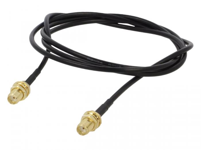 Kabel SMA-hona till SMA-hona RG-174 1m @ electrokit (1 of 1)