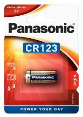 CR123A lithium battery 3V Panasonic @ electrokit