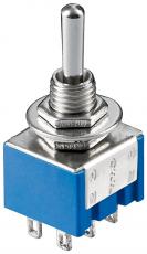 Toggle switch 2-p ON-OFF-ON MTS-203 @ electrokit
