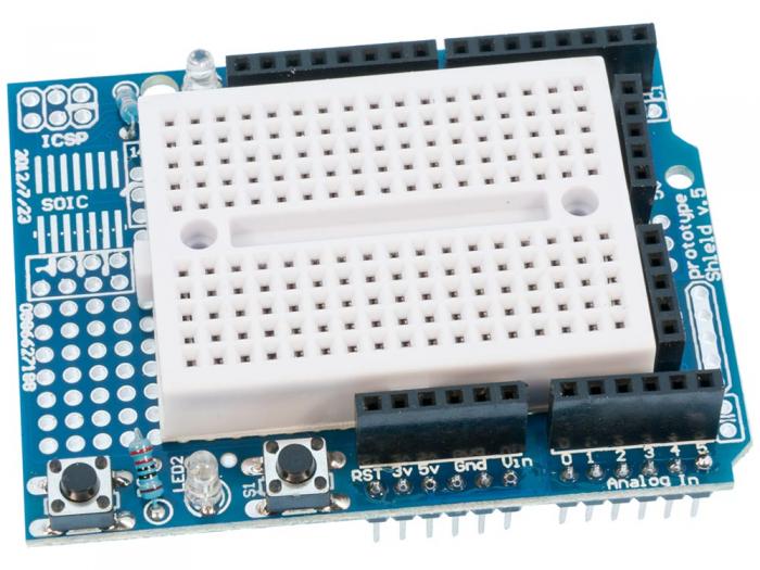 Proto board for Arduino UNO with breadboard @ electrokit (1 of 3)