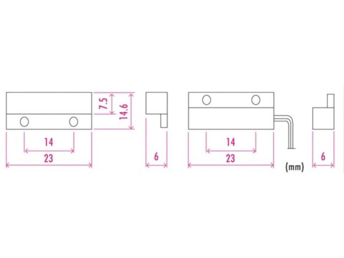 Magnetic contact NC mini @ electrokit (2 of 2)