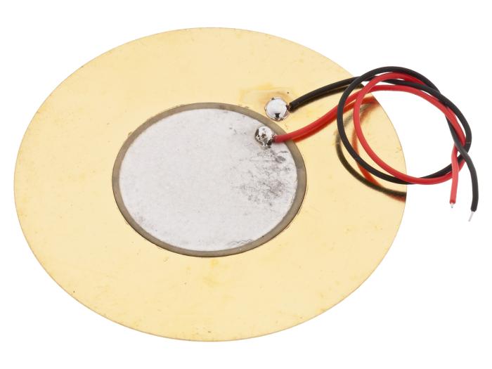 Piezoelement ø50mm with wires @ electrokit (1 of 1)