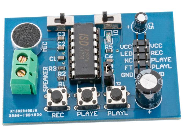 Voice recorder 20s @ electrokit (1 of 2)