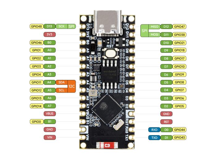 ESP32-S3 development board - Nano compatible @ electrokit (5 of 5)