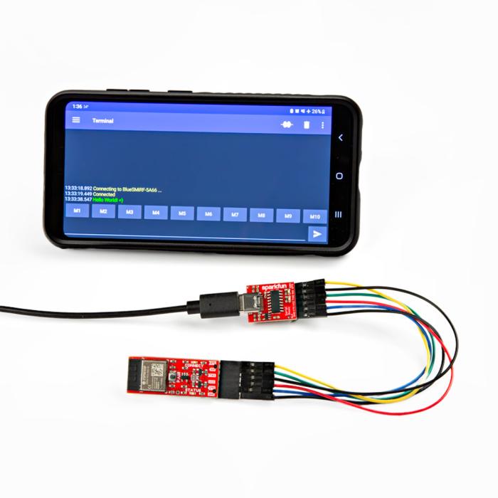 Trådlös Bluetooth seriell länk - BlueSMiRF v2 @ electrokit (6 av 6)