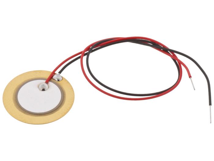 Piezo element ø20mm wires 7BB-20-6 @ electrokit (1 of 1)