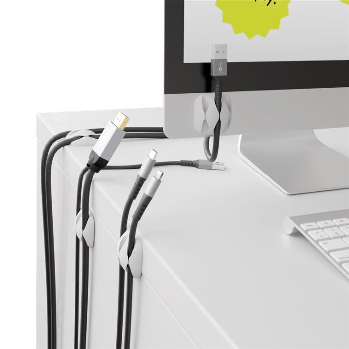 Self-adhesive cable holder x3 white 4-pack @ electrokit (5 of 5)