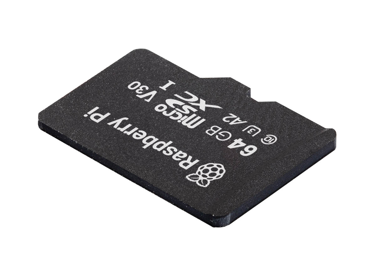 Minneskort microSD A2-Klass 64GB Raspberry Pi